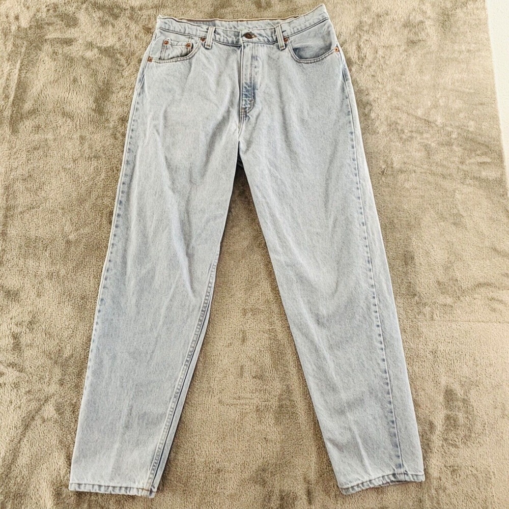 Vintage Levis 560 Loose Fit Straight Leg Junior 15 High Waist 32" Inseam Y2K 90s